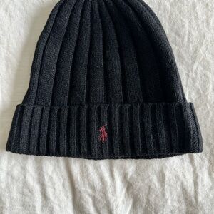 Black Knit Beanie by [POLO Ralph Lauren]